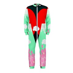 Mount Fuji Japan Landscape Volcano Onepiece Jumpsuit (kids) by Wegoenart