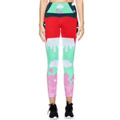 Mount Fuji Japan Landscape Volcano Pocket Leggings  by Wegoenart