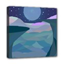 Landscapes Moon Stars Night Mini Canvas 8  x 8  (Stretched) View1