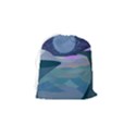 Landscapes Moon Stars Night Drawstring Pouch (Small) View2