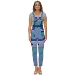 Landscapes Moon Stars Night Women s Pinafore Overalls Jumpsuit by Wegoenart