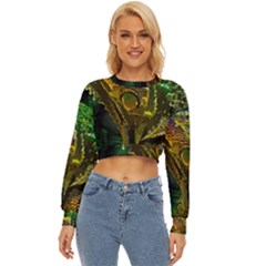 Chameleon Reptile Lizard Animal Lightweight Long Sleeve Sweatshirt by Wegoenart