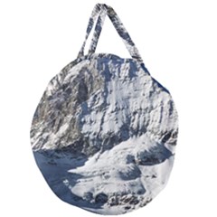 Adventure Altitude Climb Cold Giant Round Zipper Tote by Wegoenart