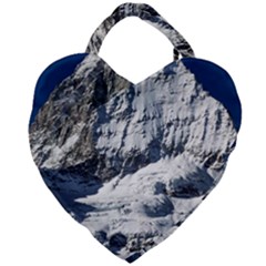 Adventure Altitude Climb Cold Giant Heart Shaped Tote by Wegoenart