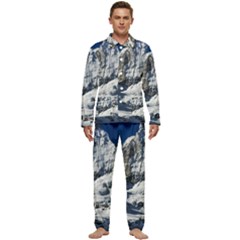 Adventure Altitude Climb Cold Men s Long Sleeve Velvet Pocket Pajamas Set by Wegoenart