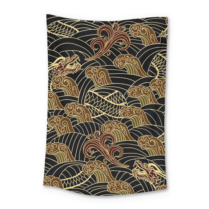 Oriental Traditional Seamless Pattern Small Tapestry