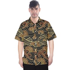 Oriental Traditional Seamless Pattern Men s Hawaii Shirt