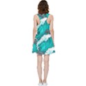 Sea Waves Seamless Pattern Inside Out Racerback Dress View2