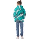 Sea Waves Seamless Pattern Kids  Oversized Hoodie View2