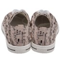 Art Vintage Music Paper Background Design Women s Low Top Canvas Sneakers View4