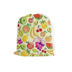 Seamless-fruit Drawstring Pouch (large) by nateshop