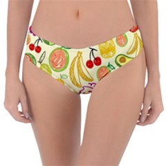 Seamless-fruit Reversible Classic Bikini Bottoms