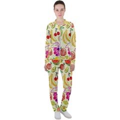 Seamless-fruit Casual Jacket And Pants Set by nateshop