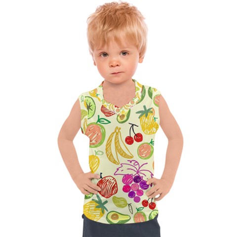 Seamless-fruit Kids  Sport Tank Top by nateshop