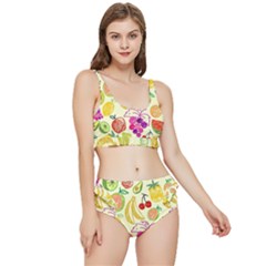 Seamless-fruit Frilly Bikini Set by nateshop