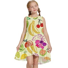 Seamless-fruit Kids  Frill Swing Dress by nateshop