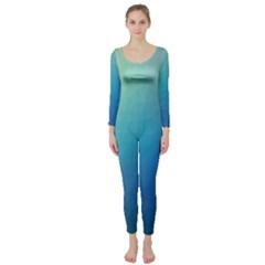 Color-bubbly Long Sleeve Catsuit by nateshop