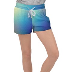 Color-bubbly Velour Lounge Shorts by nateshop