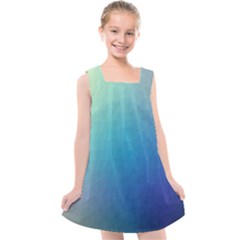 Color-bubbly Kids  Cross Back Dress