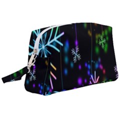 Snowflakes-star Calor Wristlet Pouch Bag (large) by nateshop