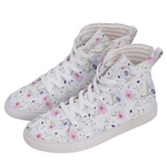 Background-flower Beatiful Men s Hi-top Skate Sneakers by nateshop