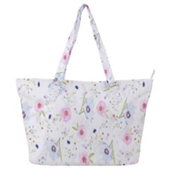 Background-flower Beatiful Full Print Shoulder Bag by nateshop