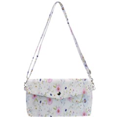 Background-flower Beatiful Removable Strap Clutch Bag by nateshop