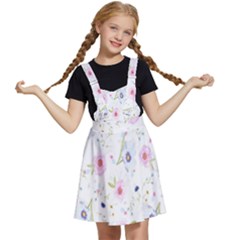 Background-flower Beatiful Kids  Apron Dress by nateshop