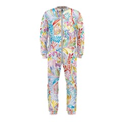 Floral Pattern Onepiece Jumpsuit (kids) by nateshop