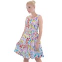 Floral Pattern Knee Length Skater Dress View1