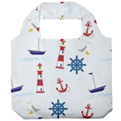 Lighthouse Foldable Grocery Recycle Bag by nateshop