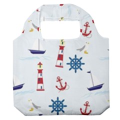 Lighthouse Premium Foldable Grocery Recycle Bag by nateshop