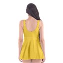 Geometric-pattern-yellow Skater Dress Swimsuit View2