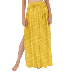 Geometric-pattern-yellow Maxi Chiffon Tie-up Sarong by nateshop