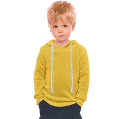 Geometric-pattern-yellow Kids  Overhead Hoodie by nateshop