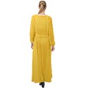 Geometric-pattern-yellow Maxi Chiffon Beach Wrap View2