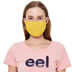 Geometric-pattern-yellow Cloth Face Mask (adult) by nateshop