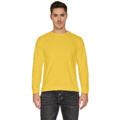 Geometric-pattern-yellow Men s Fleece Sweatshirt by nateshop