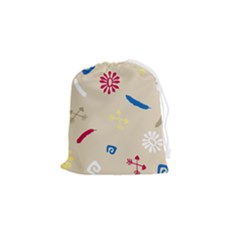 Pattern-star Moca Drawstring Pouch (small) by nateshop