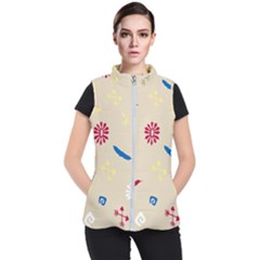 Pattern-star Moca Women s Puffer Vest by nateshop