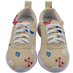 Pattern-star Moca Kids Athletic Shoes by nateshop