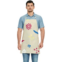 Pattern-star Moca Kitchen Apron by nateshop