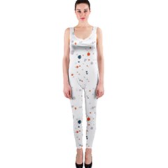 Background-round Spots One Piece Catsuit by nateshop