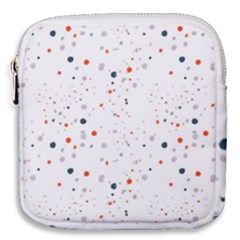 Background-round Spots Mini Square Pouch by nateshop