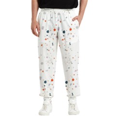 Background-round Spots Men s Elastic Waist Pants by nateshop