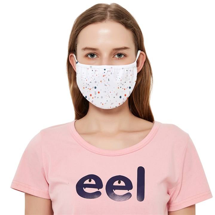 Background-round Spots Cloth Face Mask (Adult)