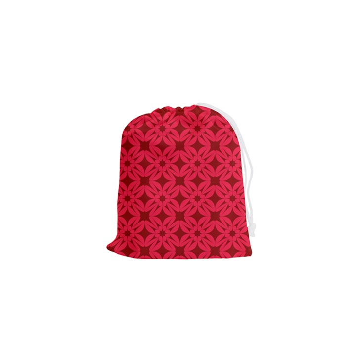 Red-star Drawstring Pouch (XS)