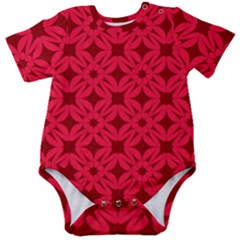 Red-star Baby Short Sleeve Onesie Bodysuit