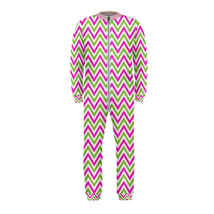 Mave,chevron,white,navi,purple OnePiece Jumpsuit (Kids)