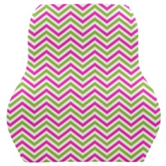 Mave,chevron,white,navi,purple Car Seat Back Cushion  by nateshop